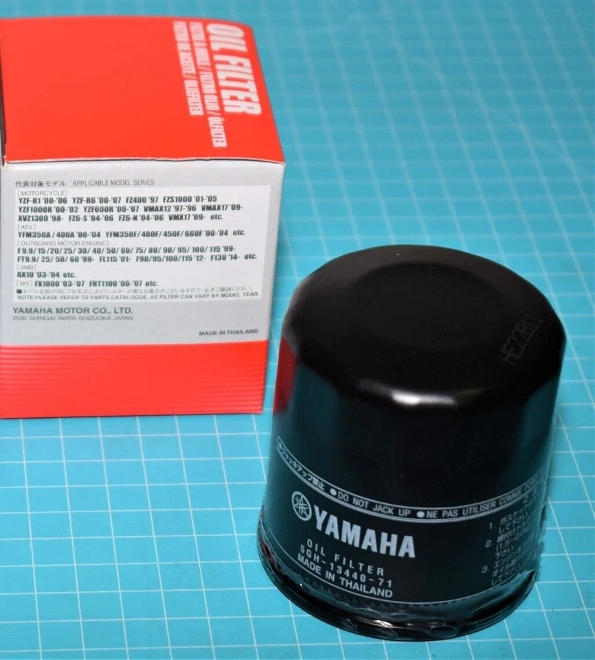 1 filtre à huile YAMAHA YZF-R1 R6 FZ6 FZS 1000 FAZER VMAX 1700 5GH-13440-71 - Immagine 1 di 1