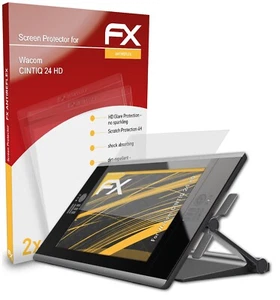2x Protezione Pellicola dello Schermo per Wacom CINTIQ 24 HD opaco&antiurto - Zdjęcie 1 z 9
