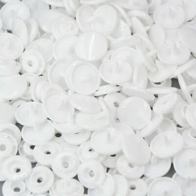 Glossy Plastic Snaps Fastener Press Studs Snap Buttons for Clothing T5 Cap12.5mm - Image 1 of 3