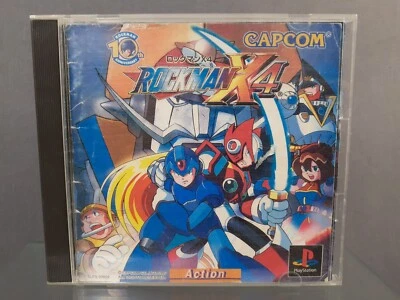 SONY Playstation 1 PS1 Rockman X4 Megaman X4 Japan Version Boxed - Image 1 of 2