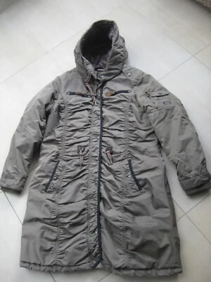 DreiMaster 46 Winterparka Jacke Damen Winter Kapuzen braun taupe - Bild 1 von 4