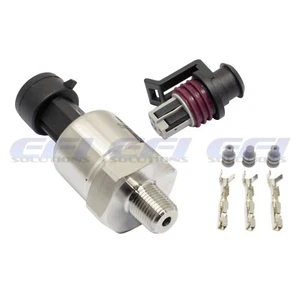 Stainless Steel Pressure Sensor 0 - 150Psi 1/8 NPT with connector Oil Fuel MAP - Picture 1 of 4
