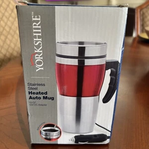 Stainless Steel Heated Auto Mug - Picture 1 of 7