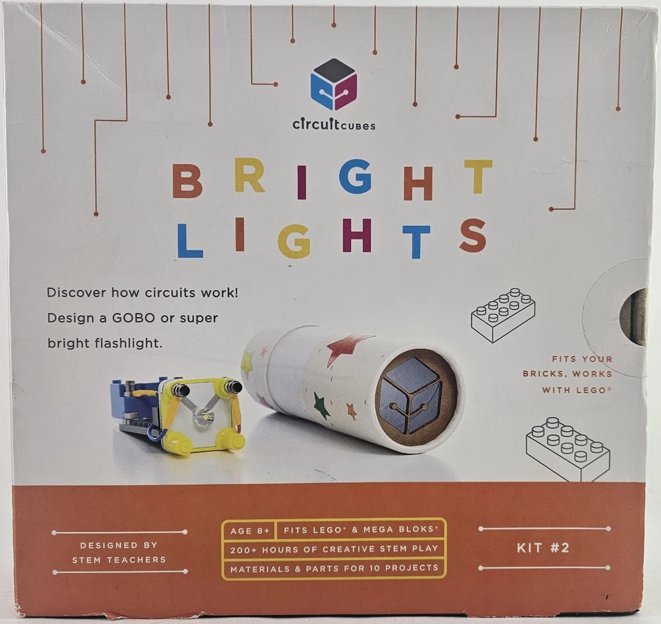 Nuevo Circuito Cubos Arte Inteligente Tallo Educativo Aprendizaje Juguete Kit de Construcción #2 Edad 8+ Foto 1 de 4