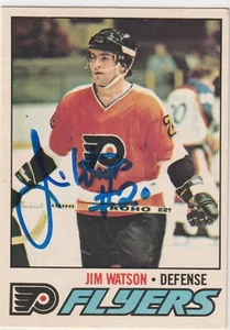 Jimmy Watson signed 1977-78 Topps card Philadelphia Flyers autograph - Picture 1 of 1
