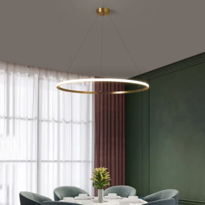 LED Pendant Light Living Room Lamp Ceiling Lights Bar Copper Chandelier Lighting - Image 1 of 4