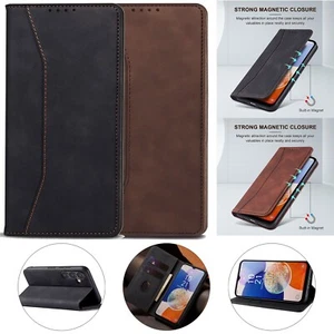 For Samsung Galaxy A15 Leather Flip Wallet Stand Holder Case Card Slots Cover - Picture 1 of 24