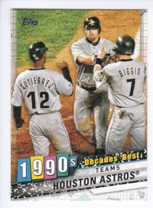 2020 Topps Series 2 #DB-71 1990's HOUSTON ASTROS Decades Best Insert - Picture 1 of 3