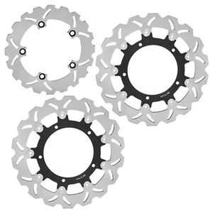 Dischi Freno Posteriori Anteriori per YAMAHA MT-09 ABS Tracer 15-20 XSR900 18-20 - Foto 1 di 10