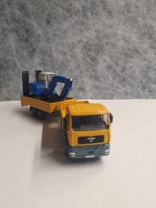 siku 3920 MAN con remolque tándem y 3521 Schaeff-HR32 - excavadora sobre orugas-1:55 - Imagen 1 de 16