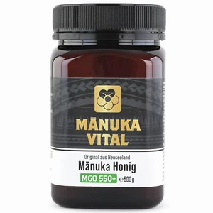 Miel Manuka Vital MGO 550+, 500 g ⭐ La original de Nueva Zelanda, probada en laboratorio - Imagen 1 de 11