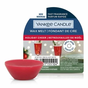 Holiday Cheer Yankee Candle Wax Melt/Tart New Shape - Picture 1 of 1