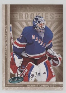 2005-06 Parkhurst Henrik Lundqvist #646 Rookie RC HOF
