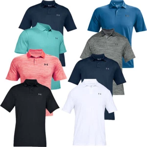 UNDER ARMOUR UA PERFORMANCE MENS GOLF POLO SHIRT SMOOTH STRETCH SHIRT - Picture 1 of 44