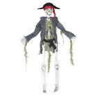Piraten Skelett 42cm Halloween Gerippe Grusel Dekoration Gebeine Seefahrer-Spuk