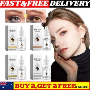 IrisInk Eye Drops Relieve Eye Fatigue, Colorful Eye Drops Care Solution 10ML- - Picture 1 of 17