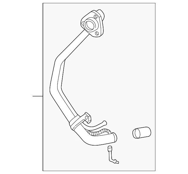 Cuello de llenado de tanque de combustible genuino GM 10236227 Foto 1 de 2