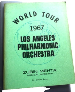 LOS ANGELES PHILARMONIC WORLD TOUR ZUBIN MEHTA ISTANBUL ANKARA TEHERAN ISRAEL 67 - Picture 1 of 14