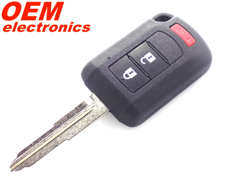 OEM ELECTRONIC 3 BUTTON REMOTE HEAD KEY FOB FOR 2016-2024 MITSUBISHI OUTLANDER Foto 1 de 4