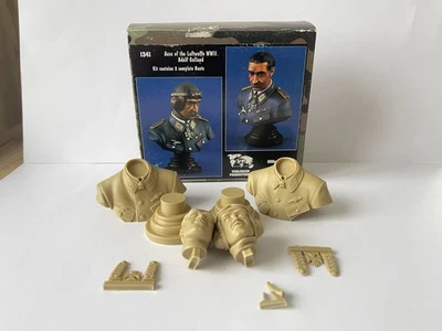 Verlinden , 200 mm ( 1,9 ) Galland Luftwaffe WWII Buste SET ( 2 Bustes ) . - Photo 1/3