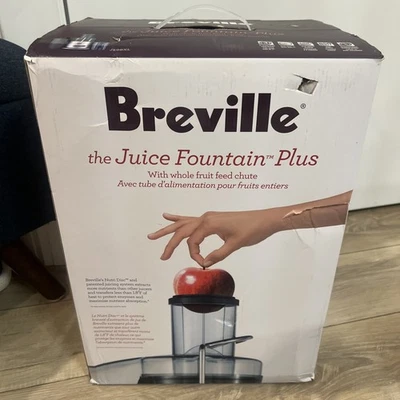 Breville Juice Fountain Plus JE98XL Silver Juicer  New In Box - Image 1 of 4
