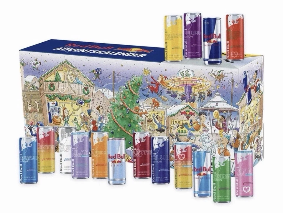 Red Bull Adventskalender 2025 Limited Edition | 24x 250 ml | Sofortversand | NEU - Image 1 of 1