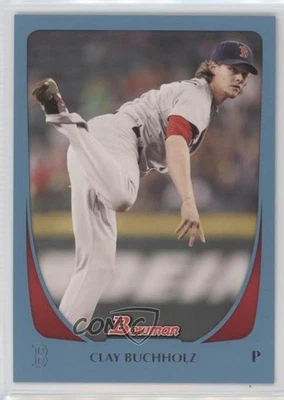 2011 Bowman Blue /500 Clay Buchholz #130 - Image 1 of 2