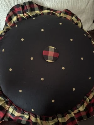 Gingham Satin Thrown Pillow - Image 1 of 4
