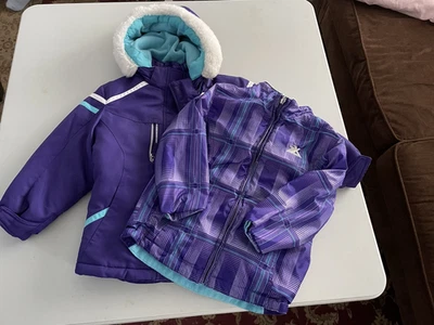 Chaqueta de invierno Zero Xposur niñas 5/6 M con capucha y chaqueta interior extraíble Foto 1 de 4