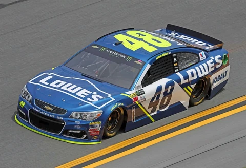 Jimmie Johnson #48 Lowe's NASCAR 13x19 Poster Gloss Photo Print B2Y Cover