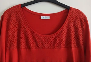 Damen Shirt @ Gr. 52/54 @ orange @ Yessica - C&A @ 3/4-Arm @ Top Zustand - Bild 1 von 11