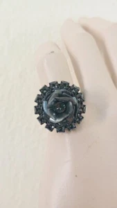 Konplott Ring Burlesque schwarz selten Sammler (zwei Stück zu verkaufen) - Bild 1 von 4