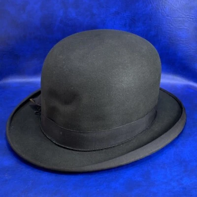 Difícil de Encontrar Antiguo Keith Tiger Especial United Hatters Union Etiqueta Bowler Derby Sombrero Foto 1 de 4