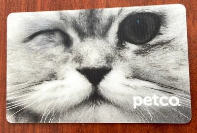 2015 PETCO WINKING CAT HOLOGRAM ACTION GIFT CARD No $ Value Collectible RARE! - Image 1 of 2