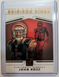2017 Donruss Rookie Gridiron Kings JOHN ROSS RC #20 CINCINNATI BENGALS 🏈 - Picture 1 of 2