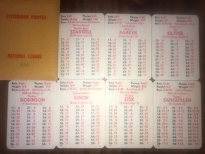 PITTSBURGH PIRATES 1975 APBA 24 Card Team Set - STARGELL- PARKER- OLIVER - Picture 1 of 1
