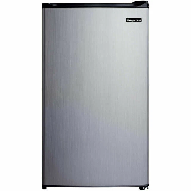 Magic Chef MCBR350S2 3.50 cu.ft. Bottom Freezer Refrigerator - Stainless Steel