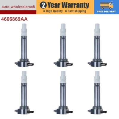 6X Ignition Coil For  Chrysler 300C LE Sebring JS Dodge Avenger Journey JC 2.7L - image 1 of 4