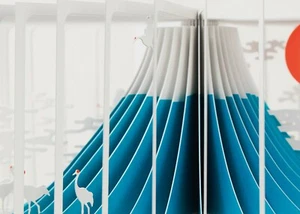 360 Book Mount Fuji Three-dimensional diorama picture book Yusuke Oono Japan - Picture 1 of 7