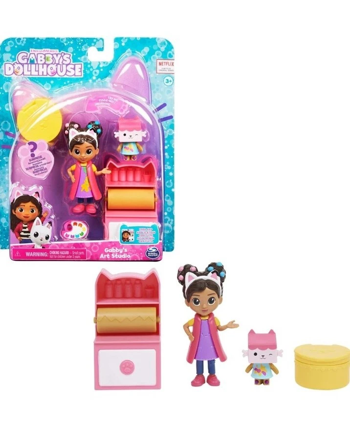 Art Studio Set with 2 Toy Figures 2 Accessories Delivery and Furniture Piece - image 1 of 1