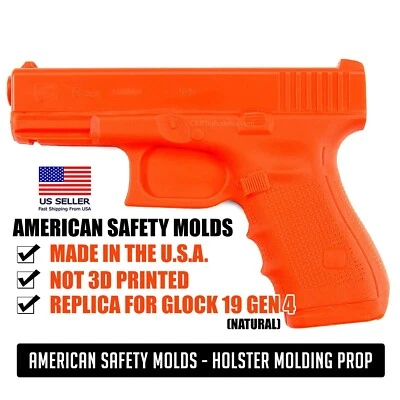 Accesorio de moldeo ASM compatible para Glock 19 Gen 4 - natural - resina sólida Foto 1 de 4