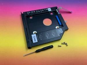 2nd HD HDD Caddy SATA Adaptateur Dell 3467 3468 3476 3567 9,5mm - Photo 1/5