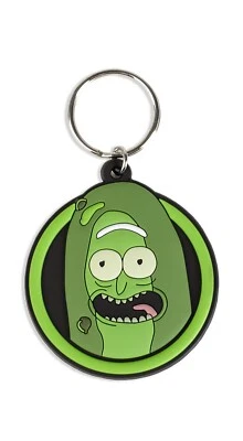 PYRAMID Rick and Morty Pickle Rick Schlüsselanhänger Gummianhänger Keychain