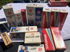 Lot Of 15 Projector And Camera Bulbs GE SYLVANIA PROJECT LAMP - Picture 1 of 6