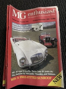 MG Enthusiast Magazine x9 Issues 1983-86 & 2 Enjoying MG Magazines 1985 - Picture 1 of 11