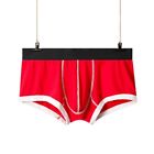 Cotton Boxer Shorts For Men Sexy Briefs With Breathable Pouch In 5 Colors