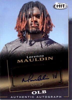 2015 SAGE HIT Autographs Black #A49 Lorenzo Mauldin - NM-MT - Image 1 of 2