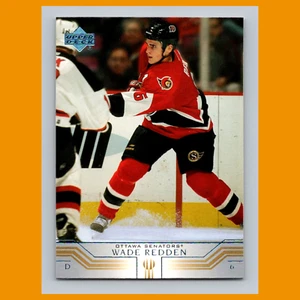 Tarjeta de hockey Wade Redden #351 2001 Upper Deck Ottawa Senators NHL CASI NUEVA - Imagen 1 de 3