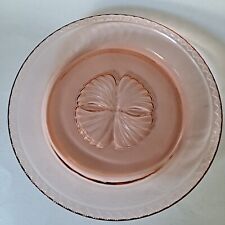 2 Fostoria Captiva Shell Peach /Pink - Dinner Plates 10"