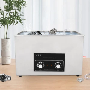 30L Digital Ultrasonic Cleaning Machine Ultrasonic Cleaner with Heater Timer - Picture 1 of 14